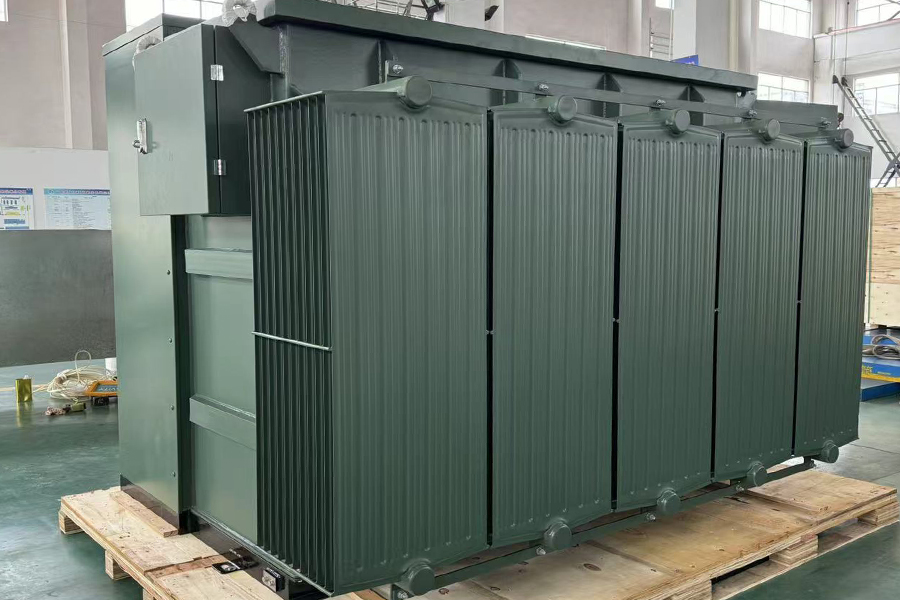 Transformador montado en plataforma de 4000KVA